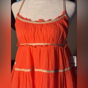 FREE PEOPLE Isla Midi 
small 
Mimosa Flower-color
NWT
POCKETS
100% Cotton